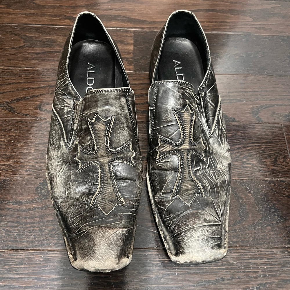 Vintage stylish men’s shoes